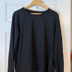 Bombas Merino Wool Black Long Sleeve Tee XL